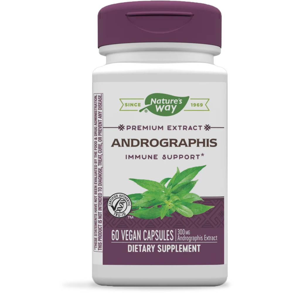 Natures Way Andrographis Standardized - 60 Capsules 17$