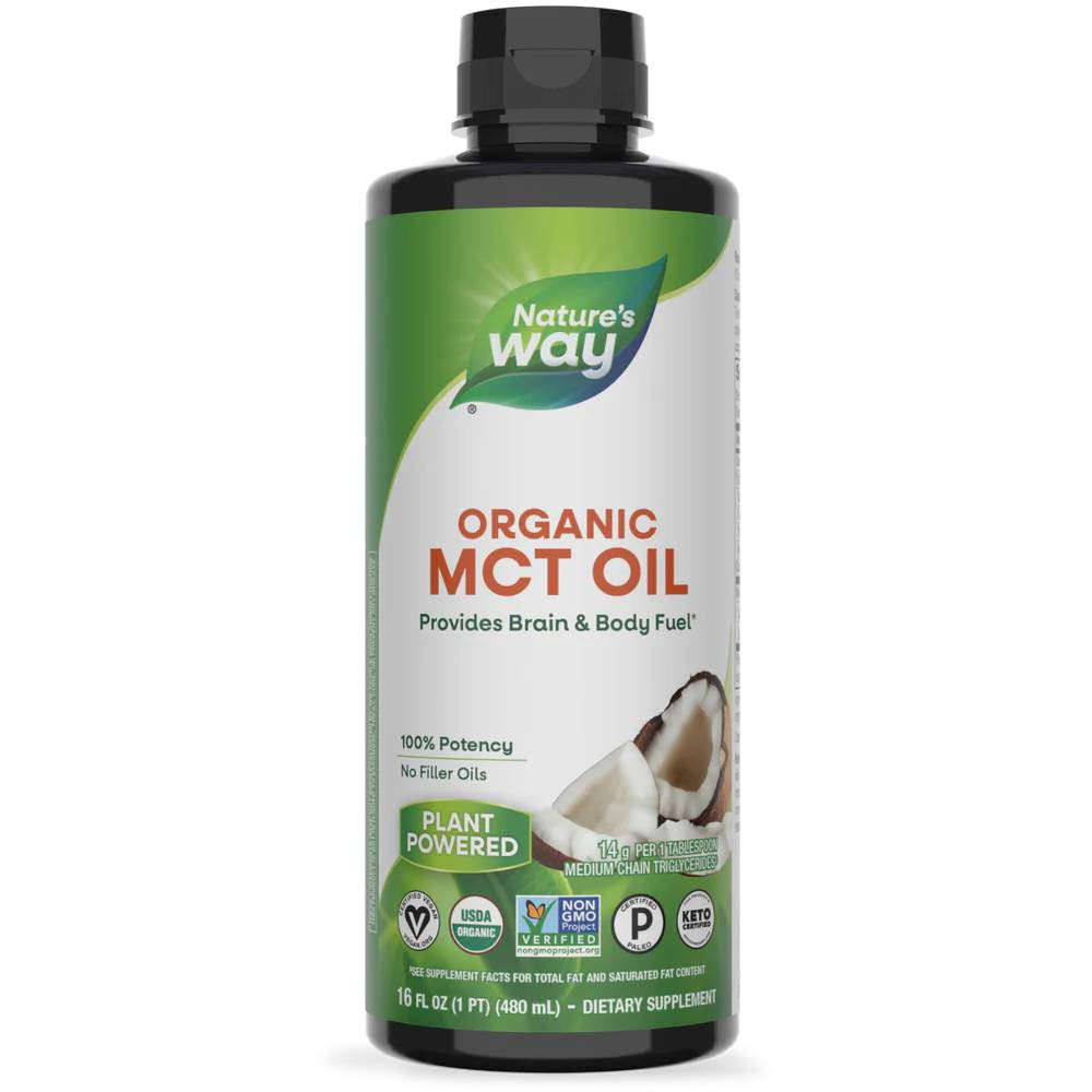Natures Way 100 MCT Oil - 480 Milliliters 27$