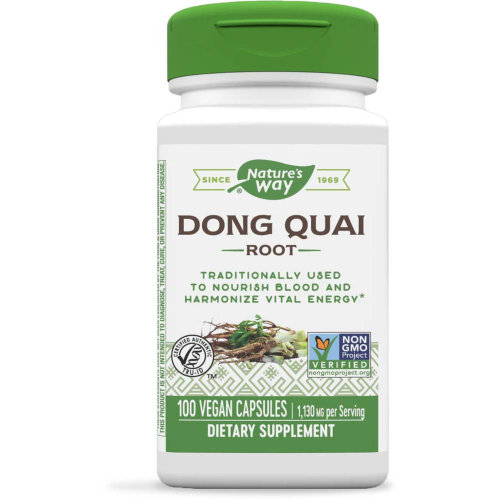 Nature's Way Dong Quai Root - 100 Capsules