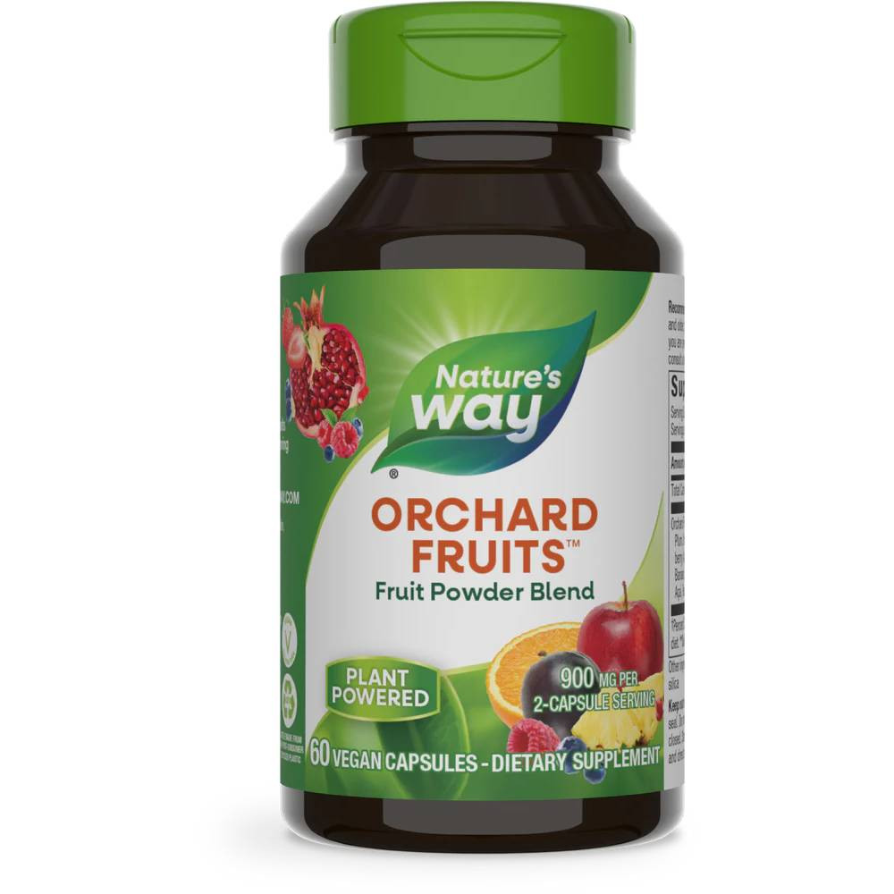 Natures Way Orchard Fruits - 60 Capsules 19$
