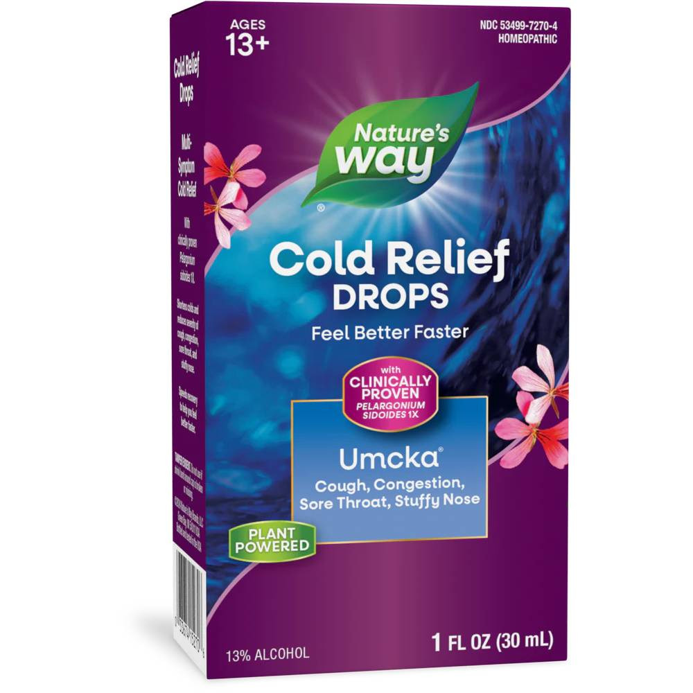 Natures Way Umcka ColdCare Original Drops - 30 Milliliters 18$