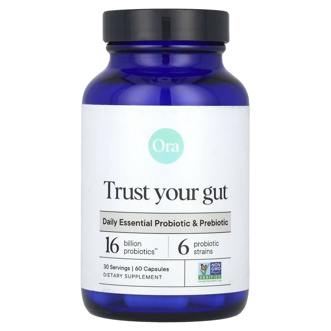 Ora Organic Trust Your Gut Probiotic Capsules - 60 Capsules