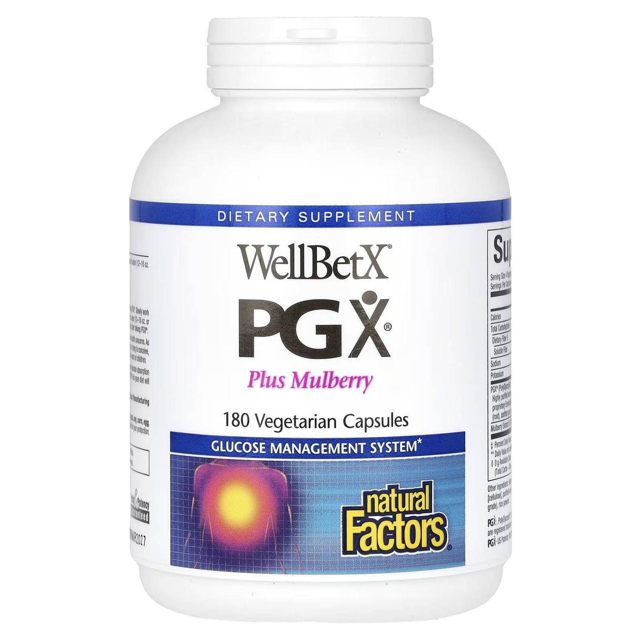 Natural Factors WellBetX PGX - 180 Capsules 36$