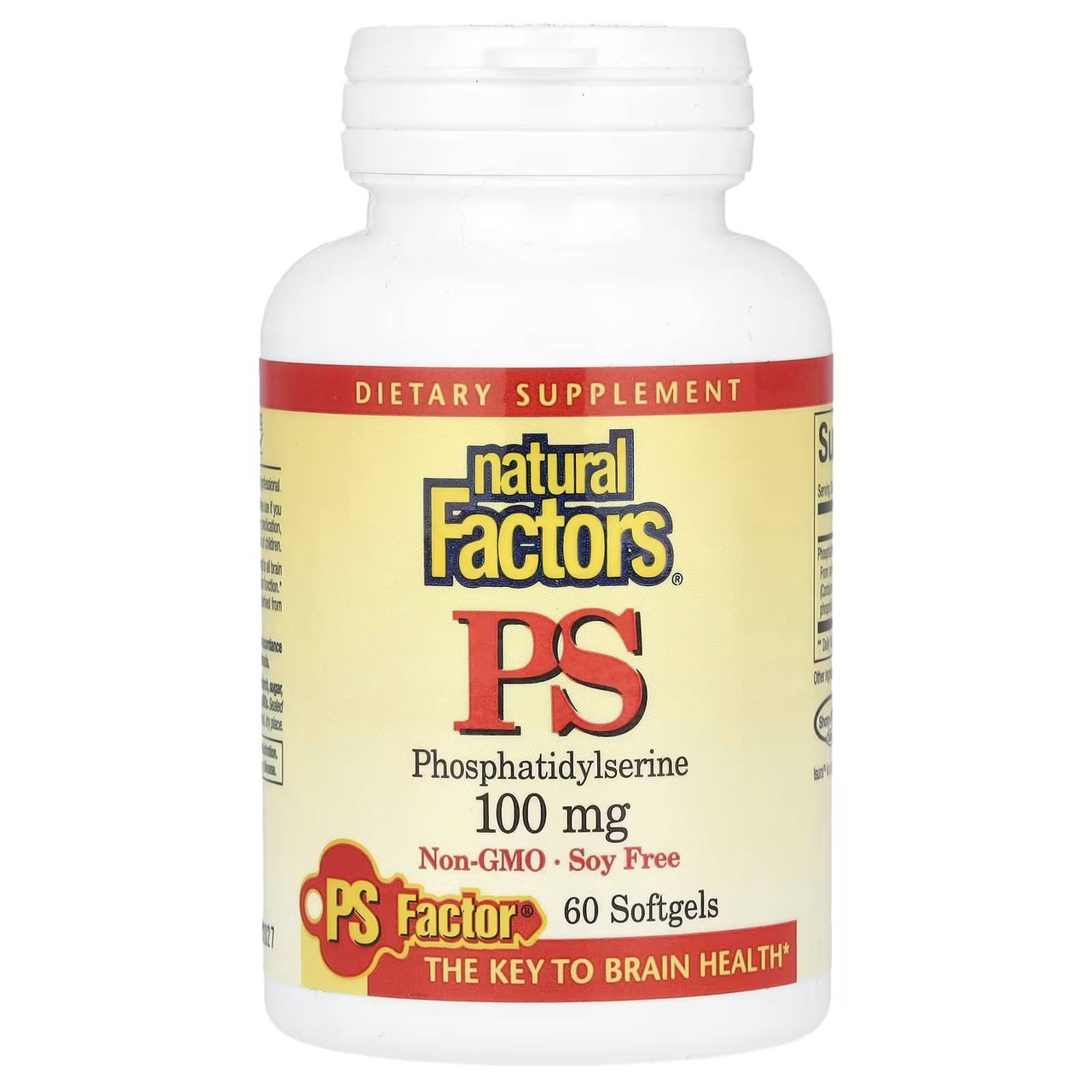 Natural Factors PS (phosphatidylserine) 100mg - 60 Softgels
