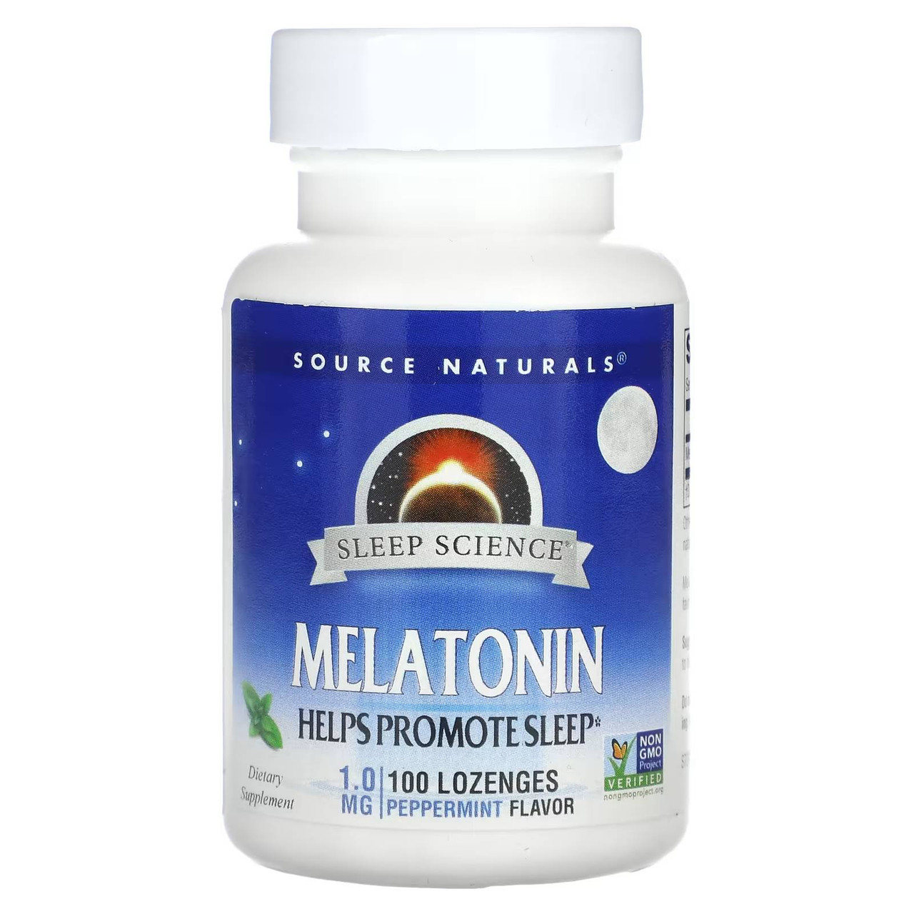 Source Naturals Melatonin 1mg - Peppermint - 100 Lozenges 10$