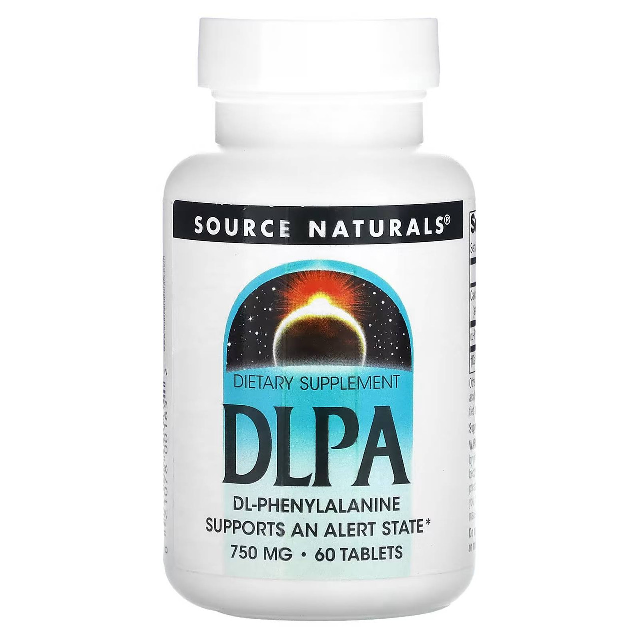 Source Naturals DL-Phenylalanine 750mg - 60 Tablets 20$