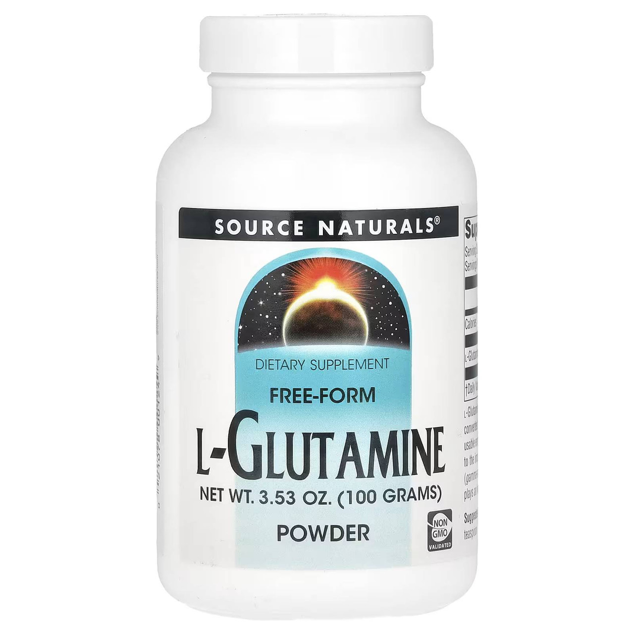 Source Naturals L-Glutamine Powder - 100 Grams 15$