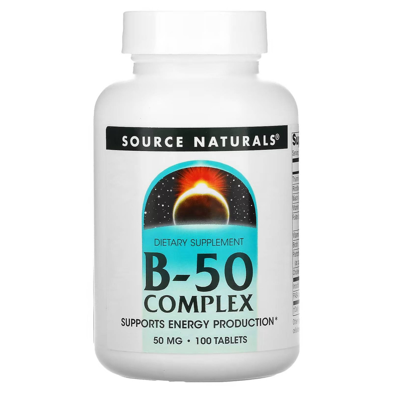 Source Naturals B50 Complex 50mg - 100 Tablets 17$