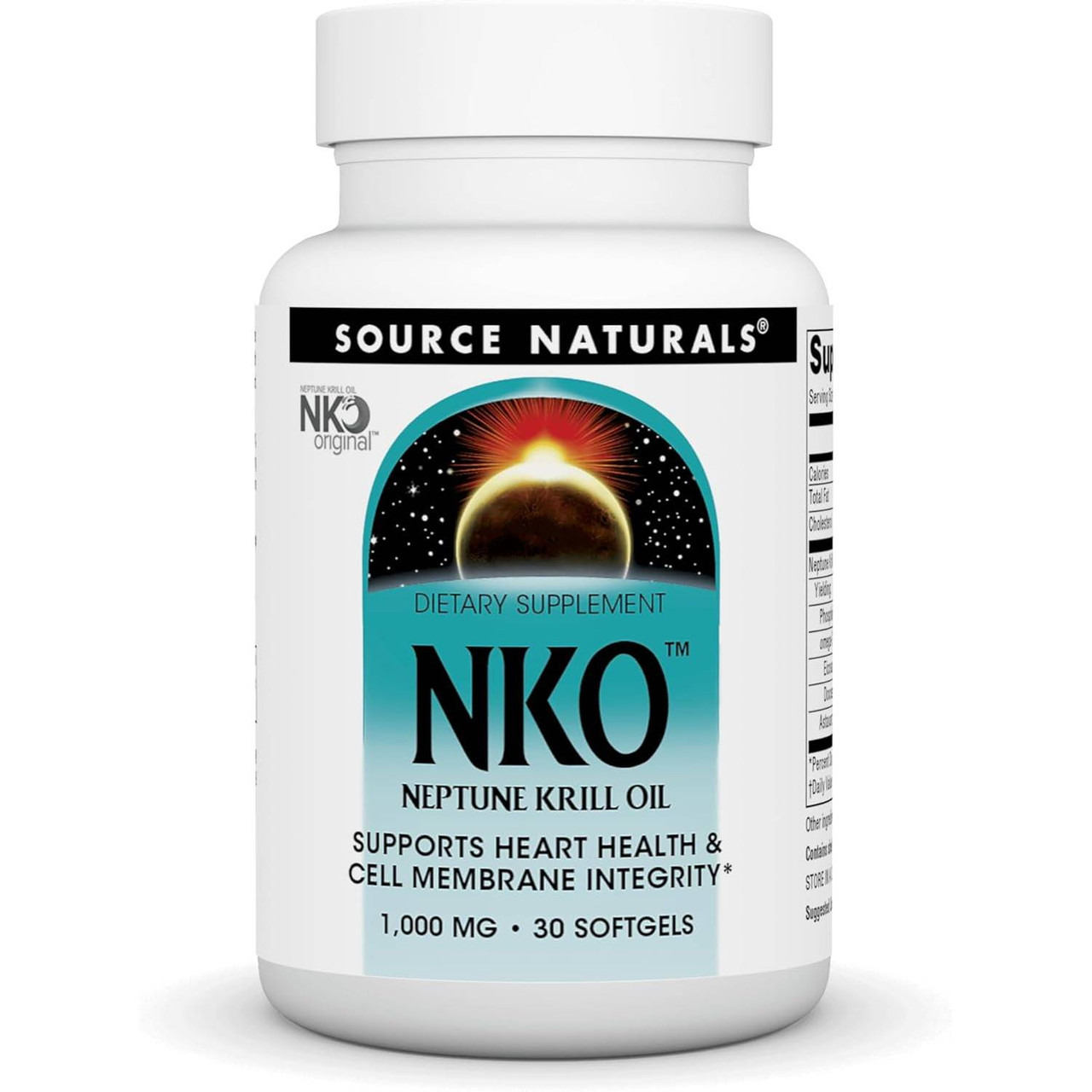 Source Naturals NKO Neptune Krill Oil 1000mg - 30 Softgels 25$
