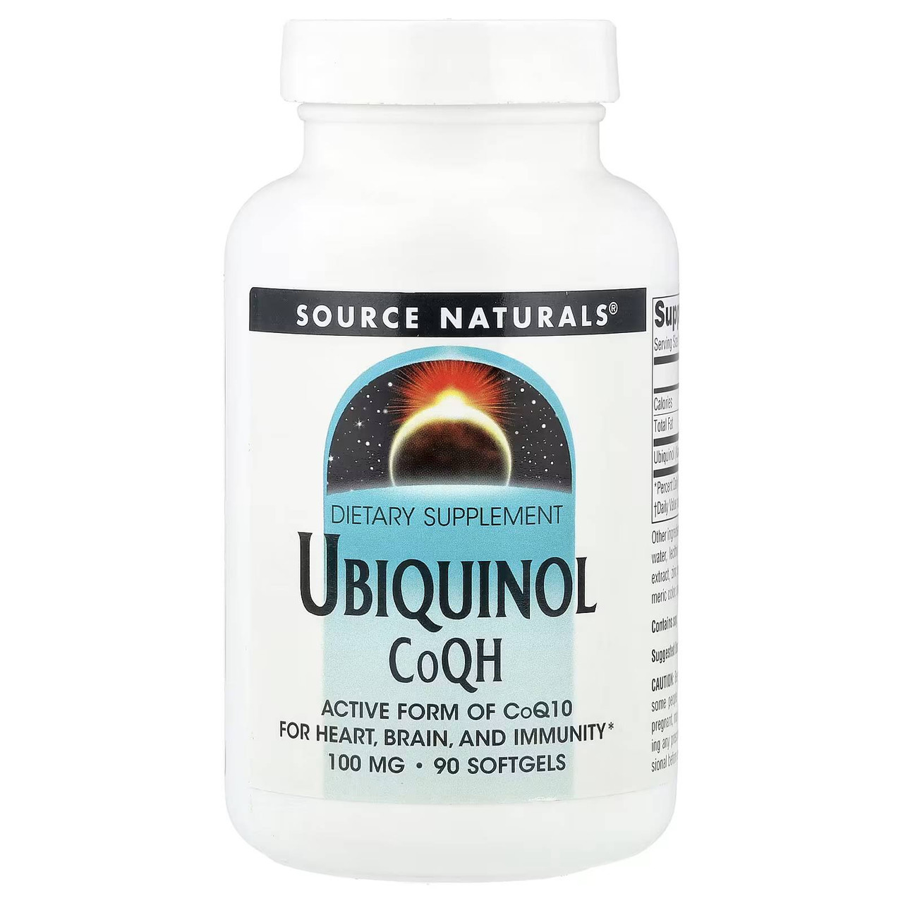 Source Naturals Ubiquinol CoQH 100mg - 60 Softgels 67$