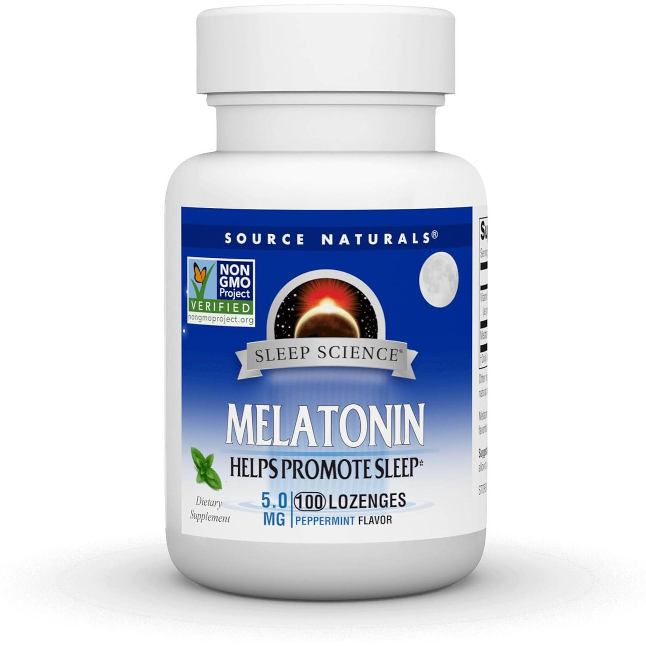 Source Naturals Melatonin 5mg Peppermint Lozenges - 100 Lozenges 28$