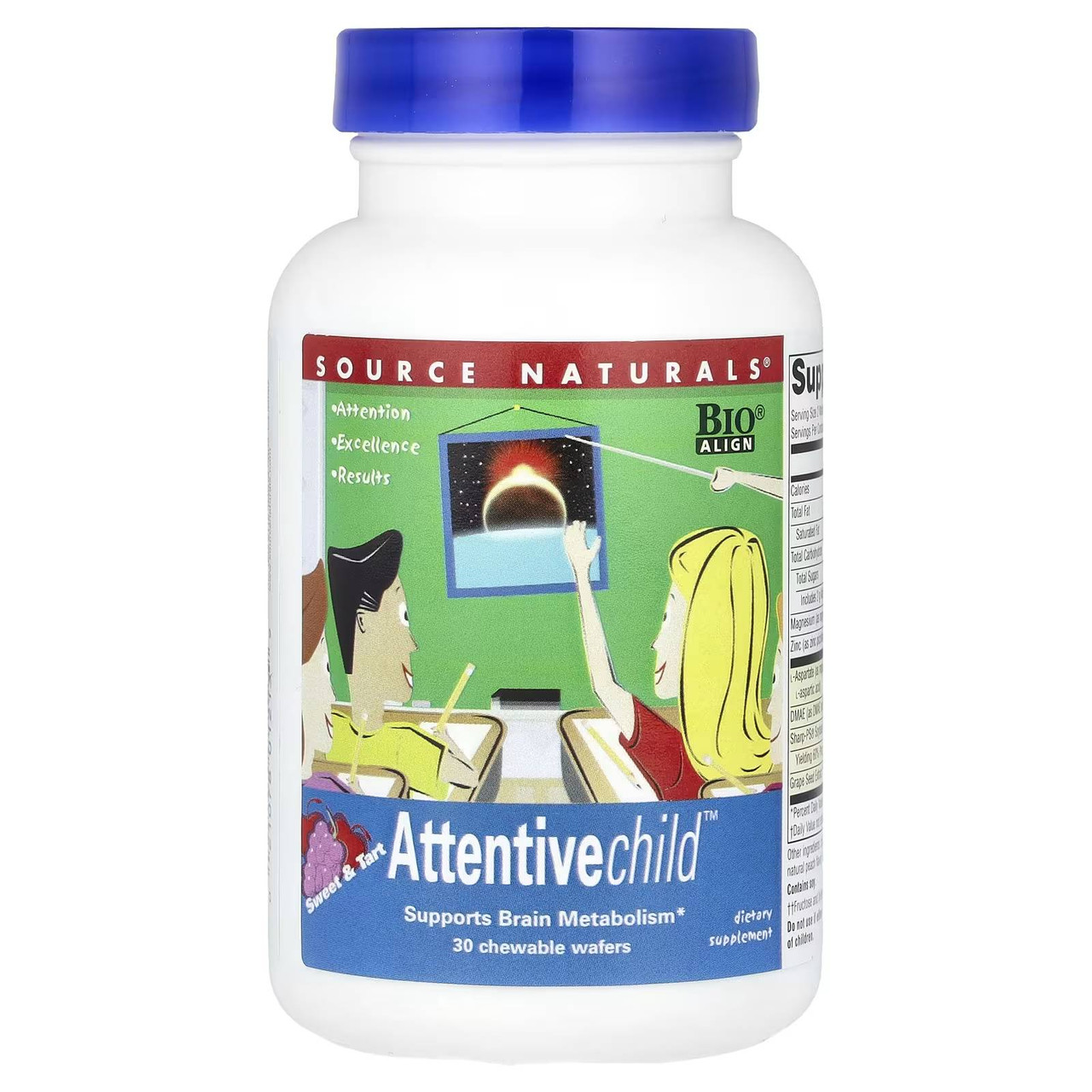 Source Naturals Attentive Child Chewables - 30 Chewables 13$