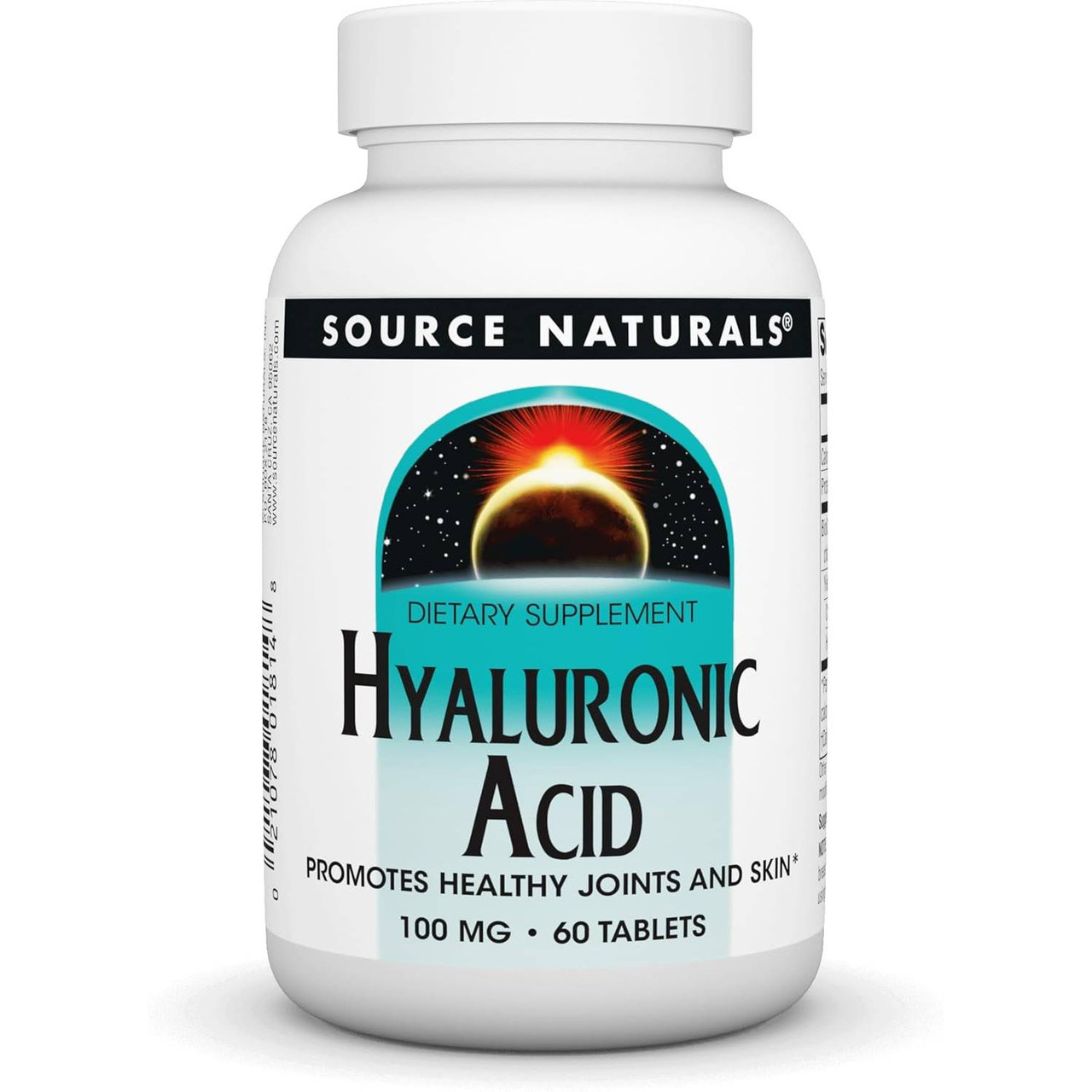 Source Naturals Hyaluronic Acid 100mg - 60 Tablets 51$