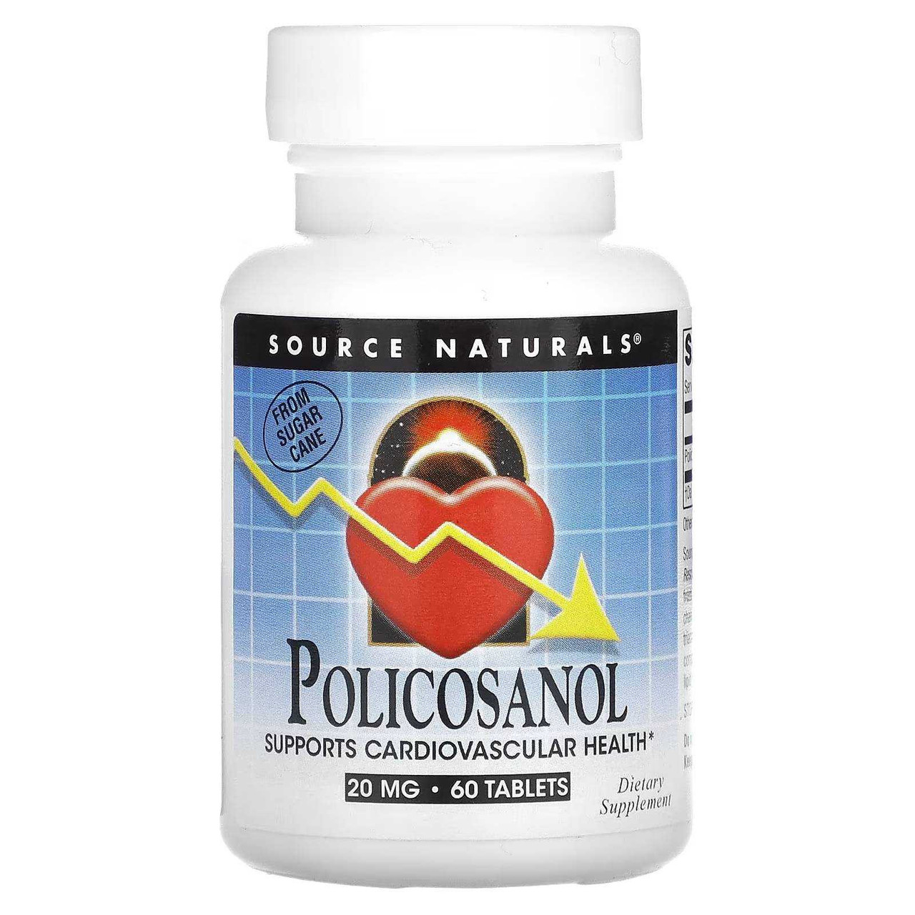 Source Naturals Policosanol - 60 Tablets 15$