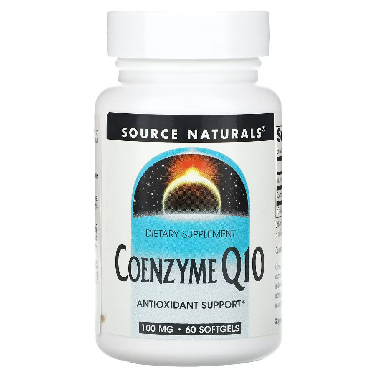 Source Naturals Co-Q10 100mg - 60 Softgels 20$