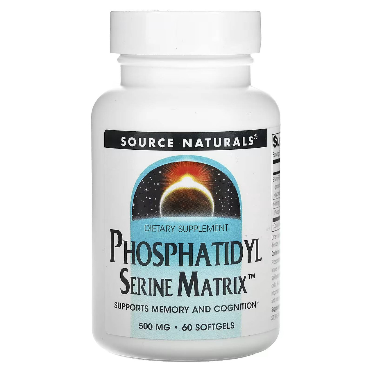 Source Naturals Phosphatidyl Serine Matrix - 60 Softgels 41$