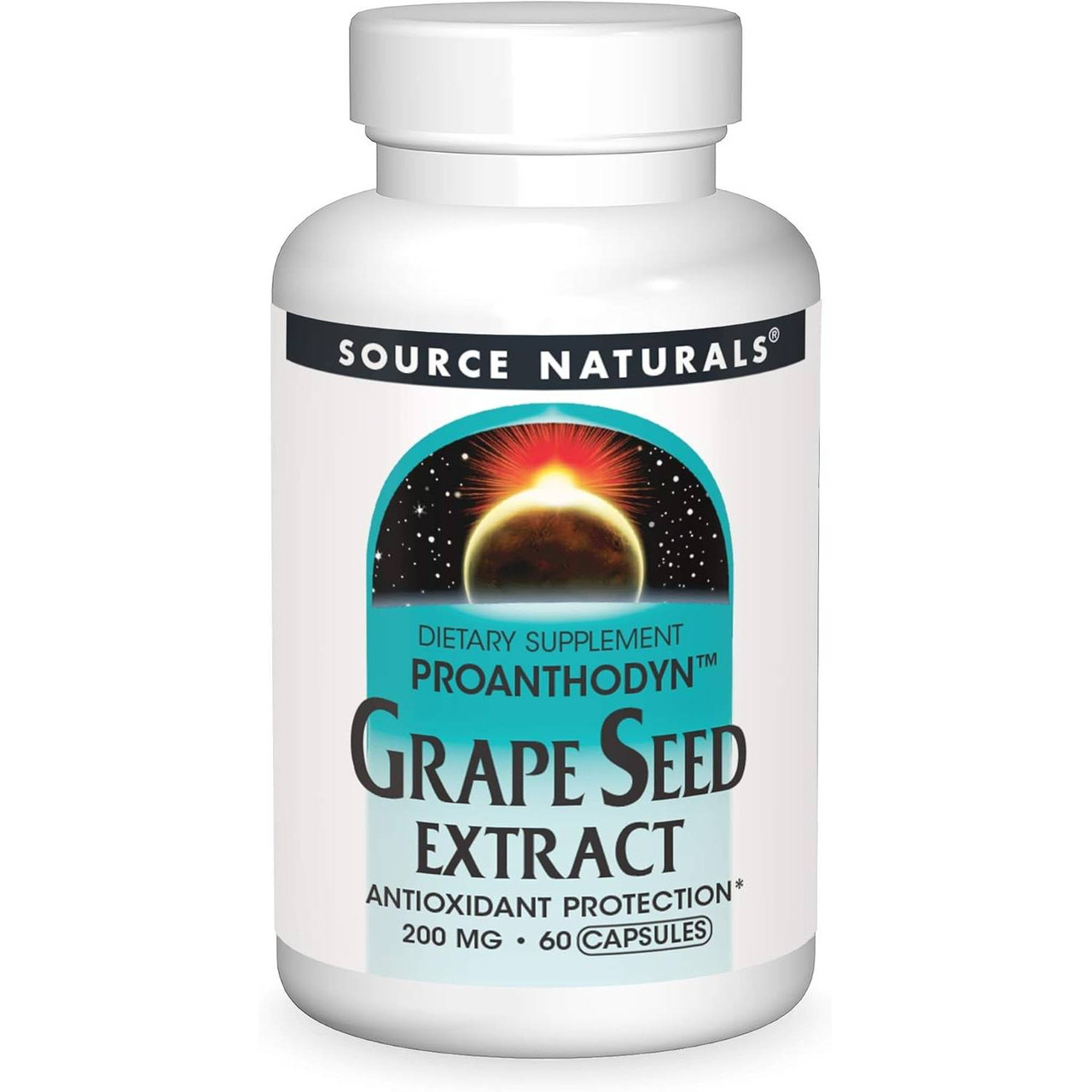 Source Naturals Grape Seed Extract 200mg  60 Capsules