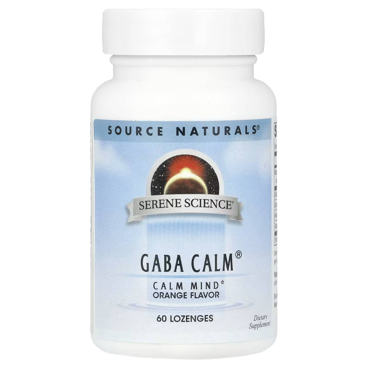 Source Naturals GABA Calm Lozenge - Orange - 60 Lozenges 15$