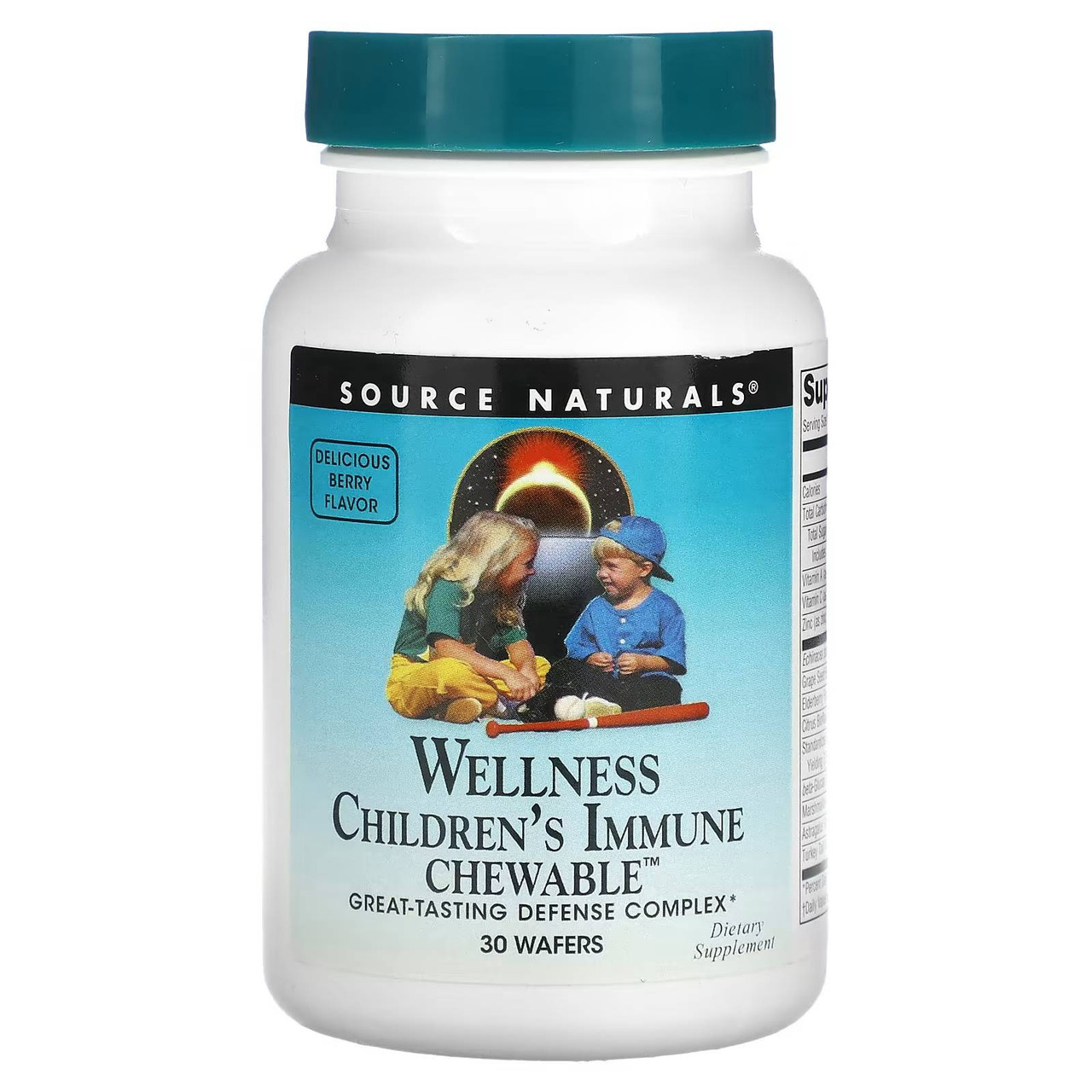 Source Naturals Wellness Childrens Immune Chewable - 30 Wafers 15$