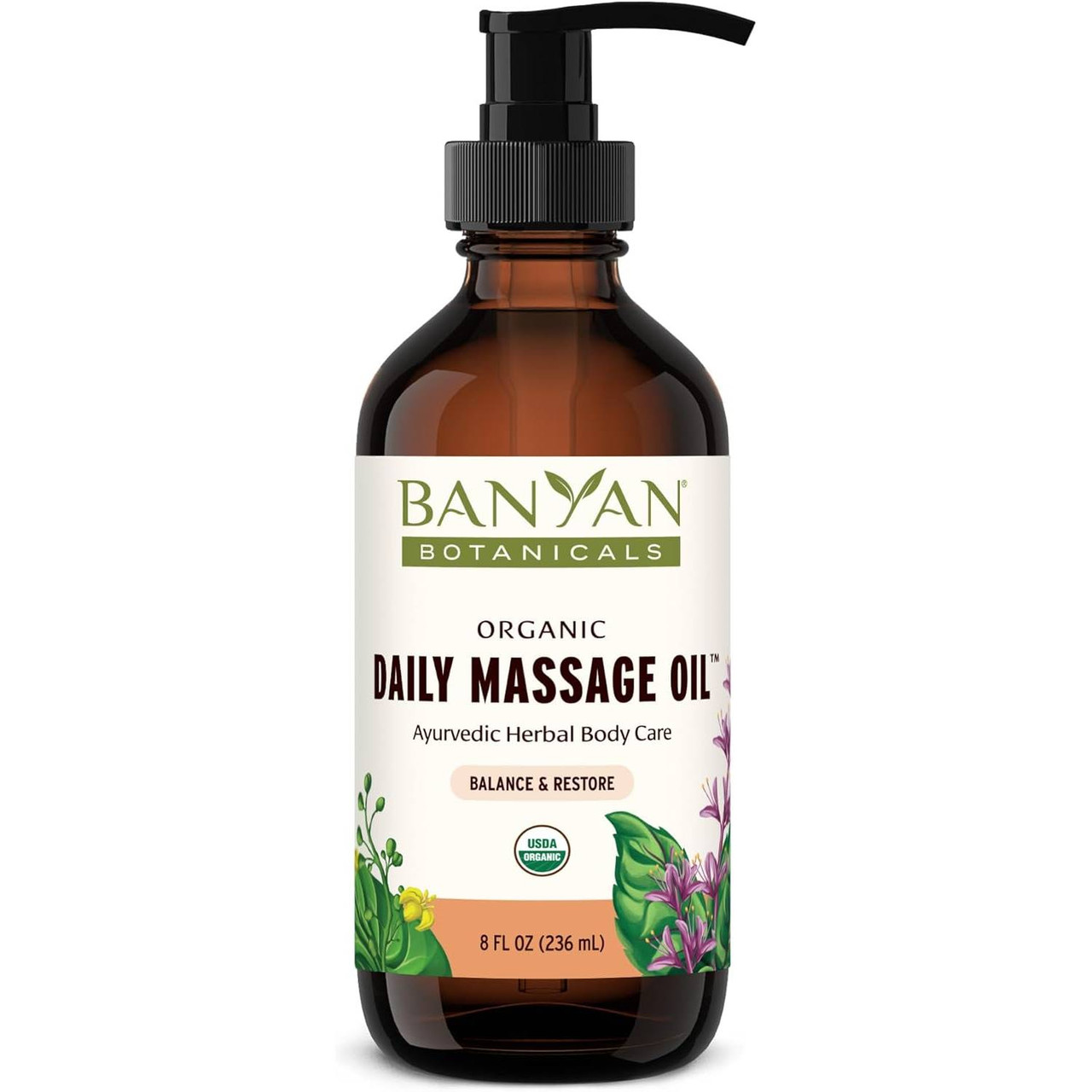 Banyan Botanicals Daily Massage Oil - 8 Ounces 30$