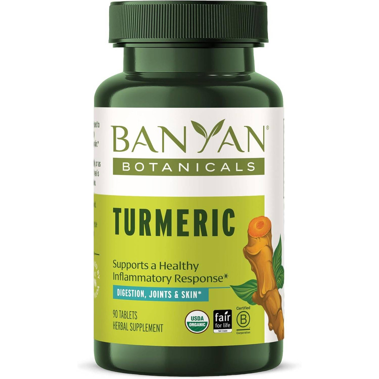 Banyan Botanicals Turmeric Tablets - 90 Tablets