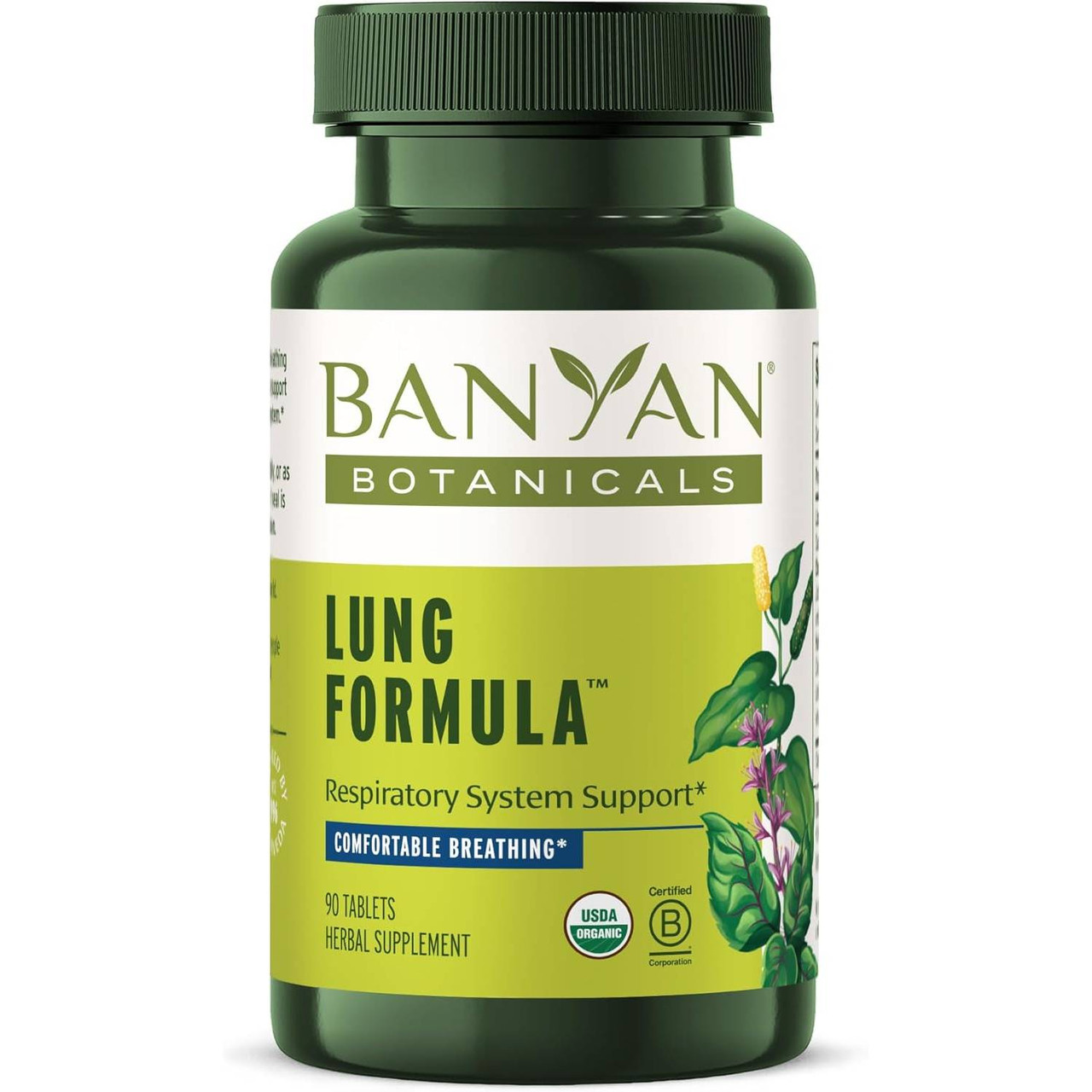 Banyan Botanicals Lung Formula - 90 Tablets 28$