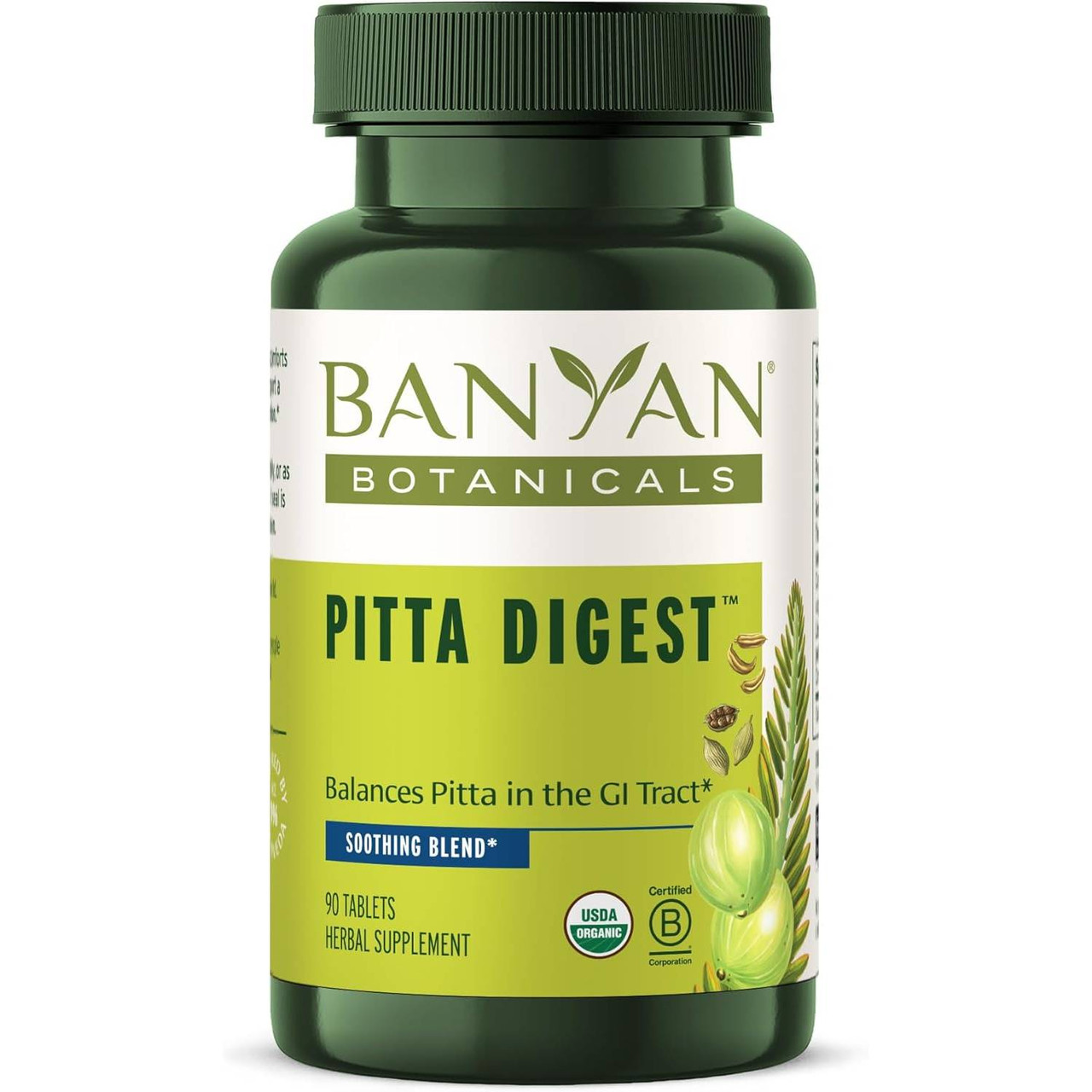 Banyan Botanicals Pitta Digest - 90 Tablets 28$