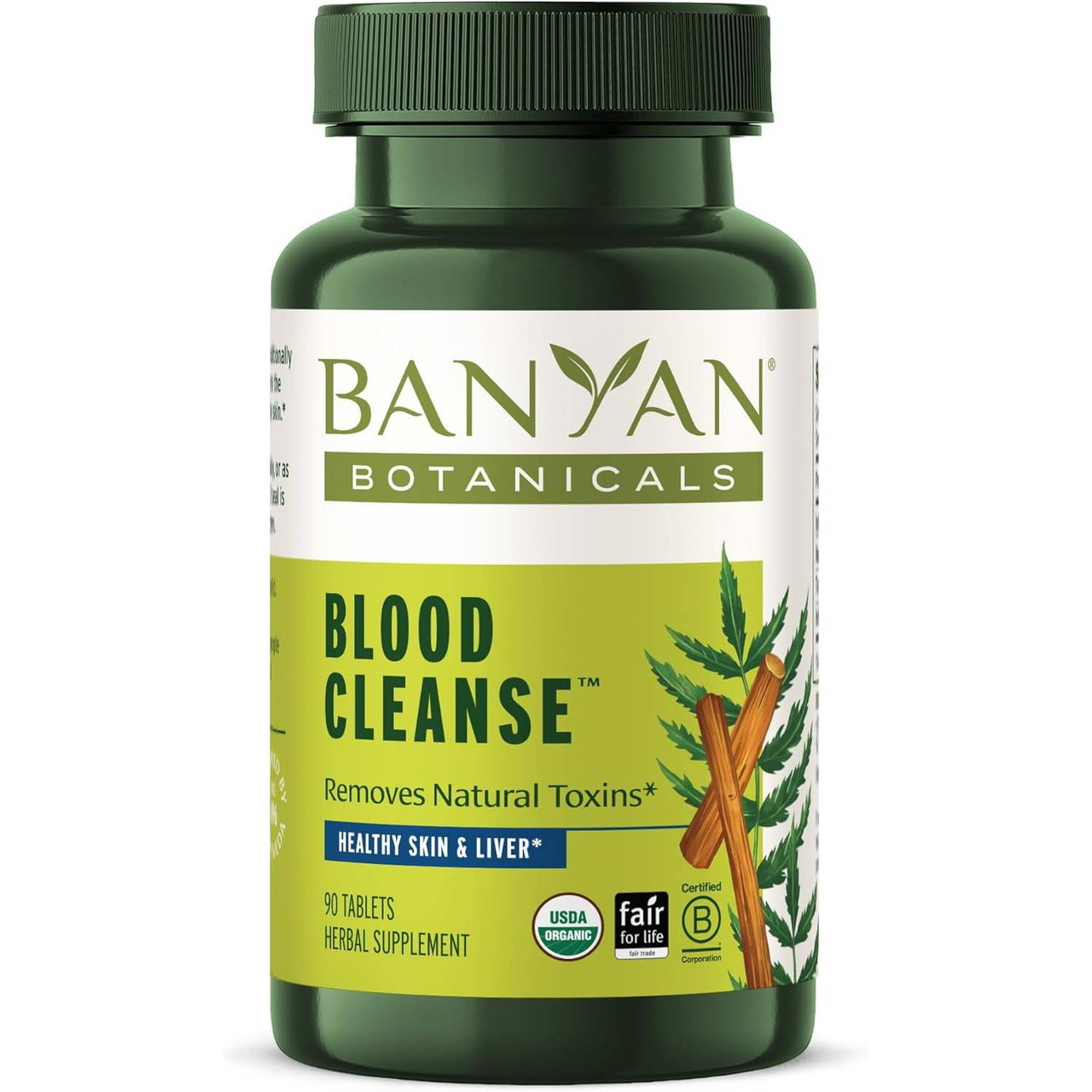 Banyan Botanicals Blood Cleanse Tablets - 90 Tablets 28$