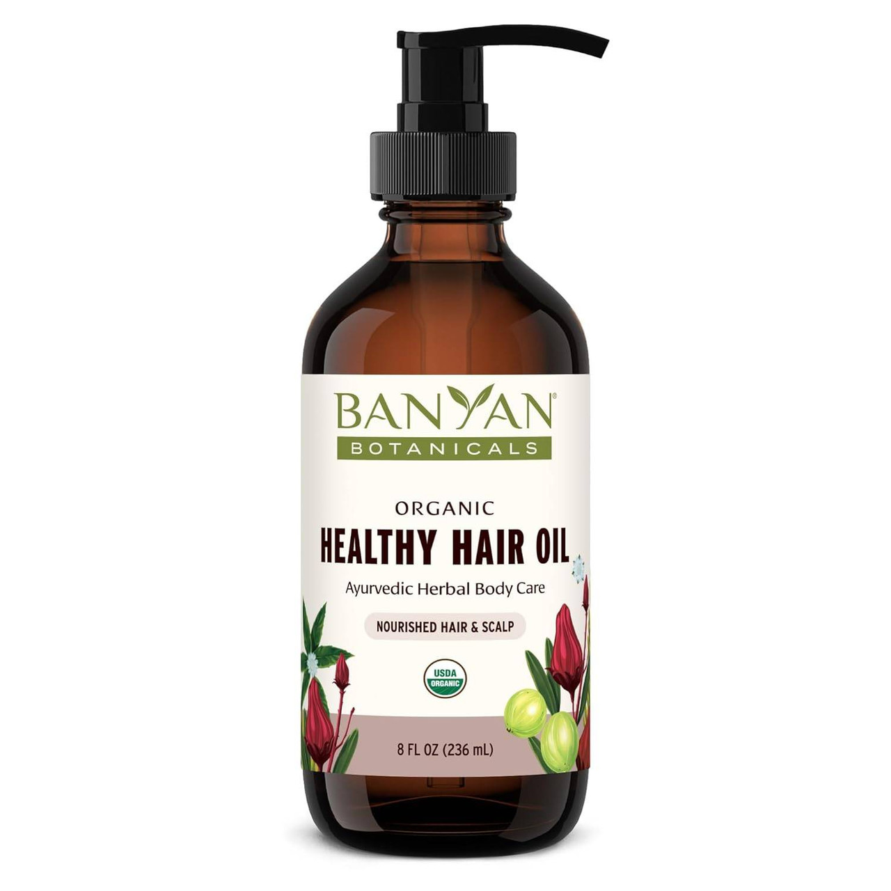 Banyan Botanicals Healthy Hair Oil - 8 Ounces 30$