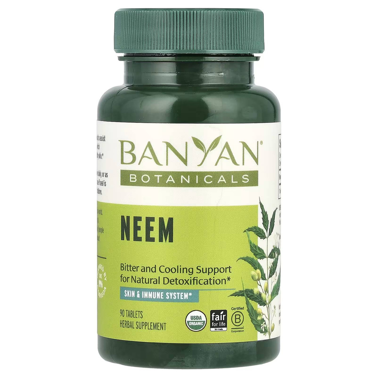Banyan Botanicals Neem - 90 Tablets 25$