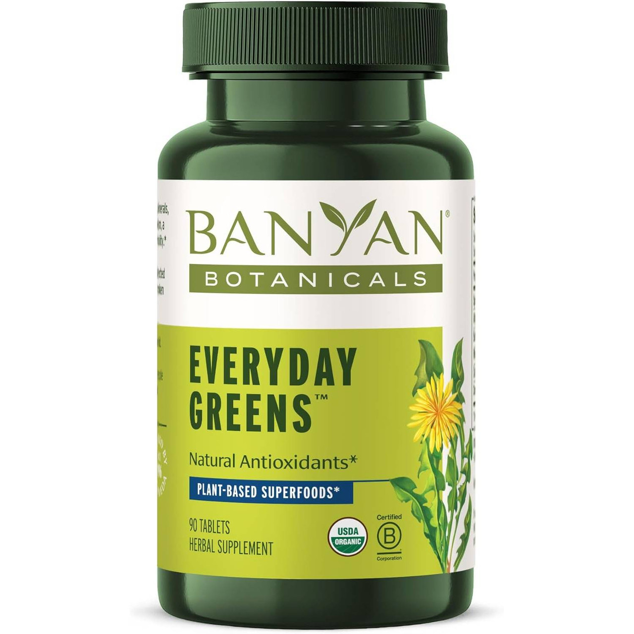Banyan Botanicals Everyday Greens Tablets - 90 Tablets 32$