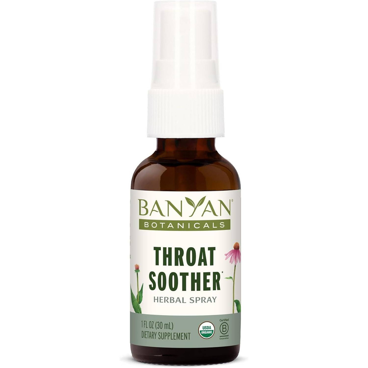 Banyan Botanicals Throat Soother Spray Organic - 30 Milliliters 16$