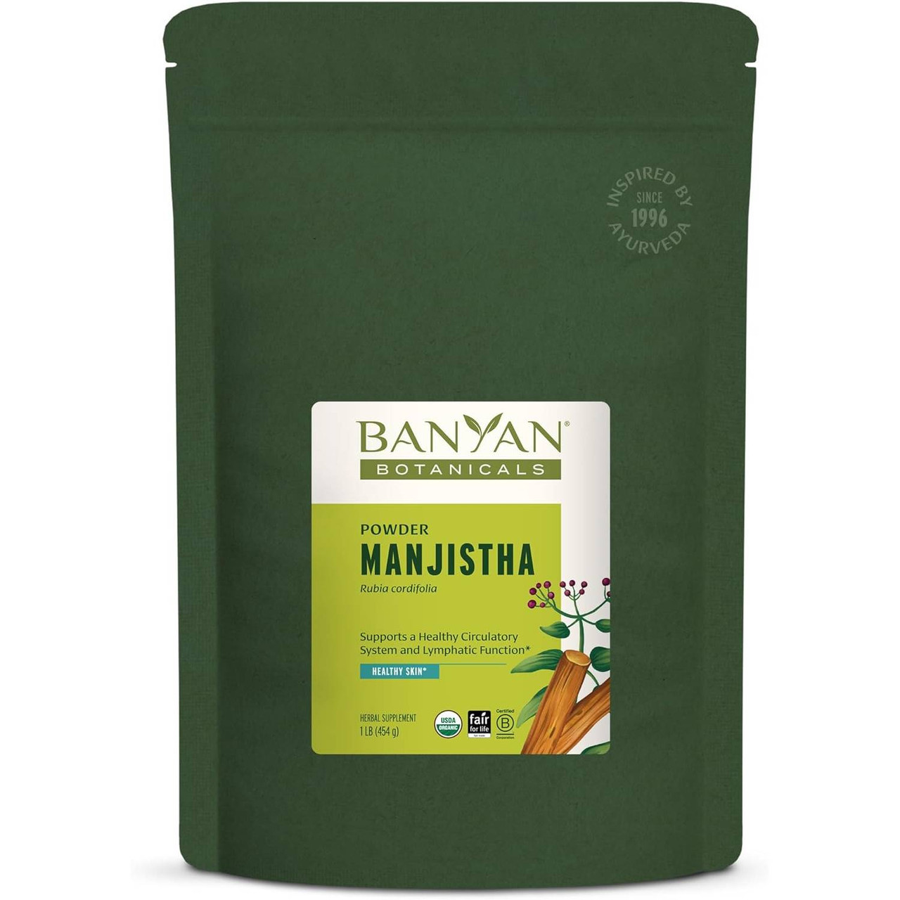 Banyan Botanicals Manjistha Powder - 454 Grams 26$