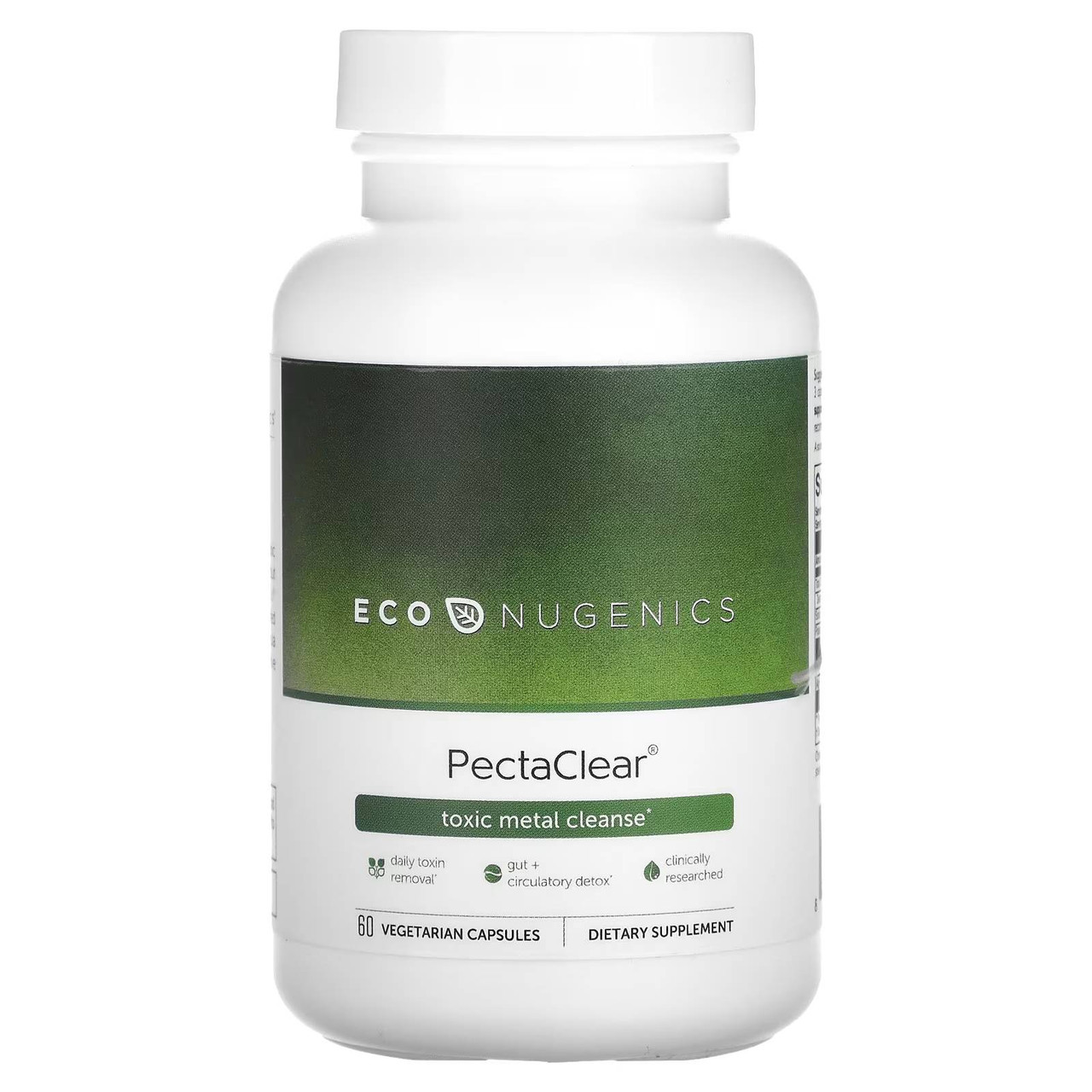 EcoNugenics Pecta Clear Detox Formula - 60 Capsules 46$