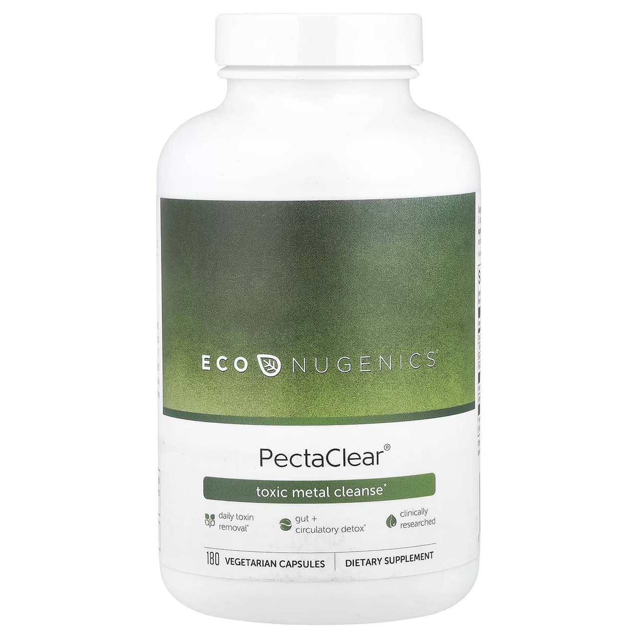EcoNugenics Pecta Clear Detox Formula - 180 Capsules 116$