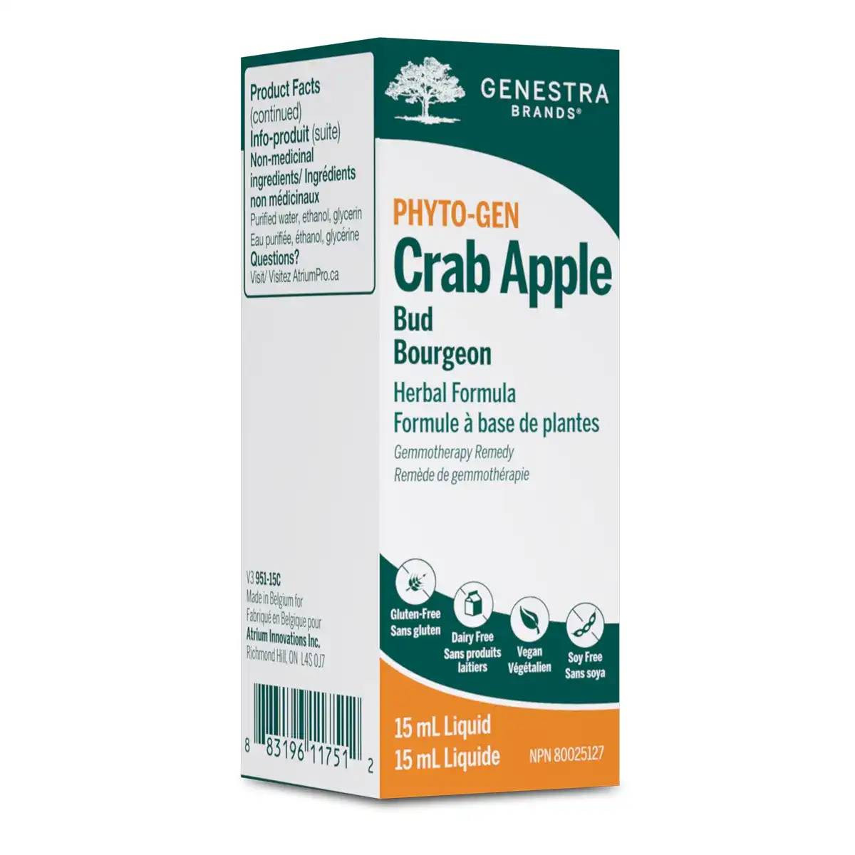 Genestra Brands Crab Apple Bud - 15 Milliliters 49$