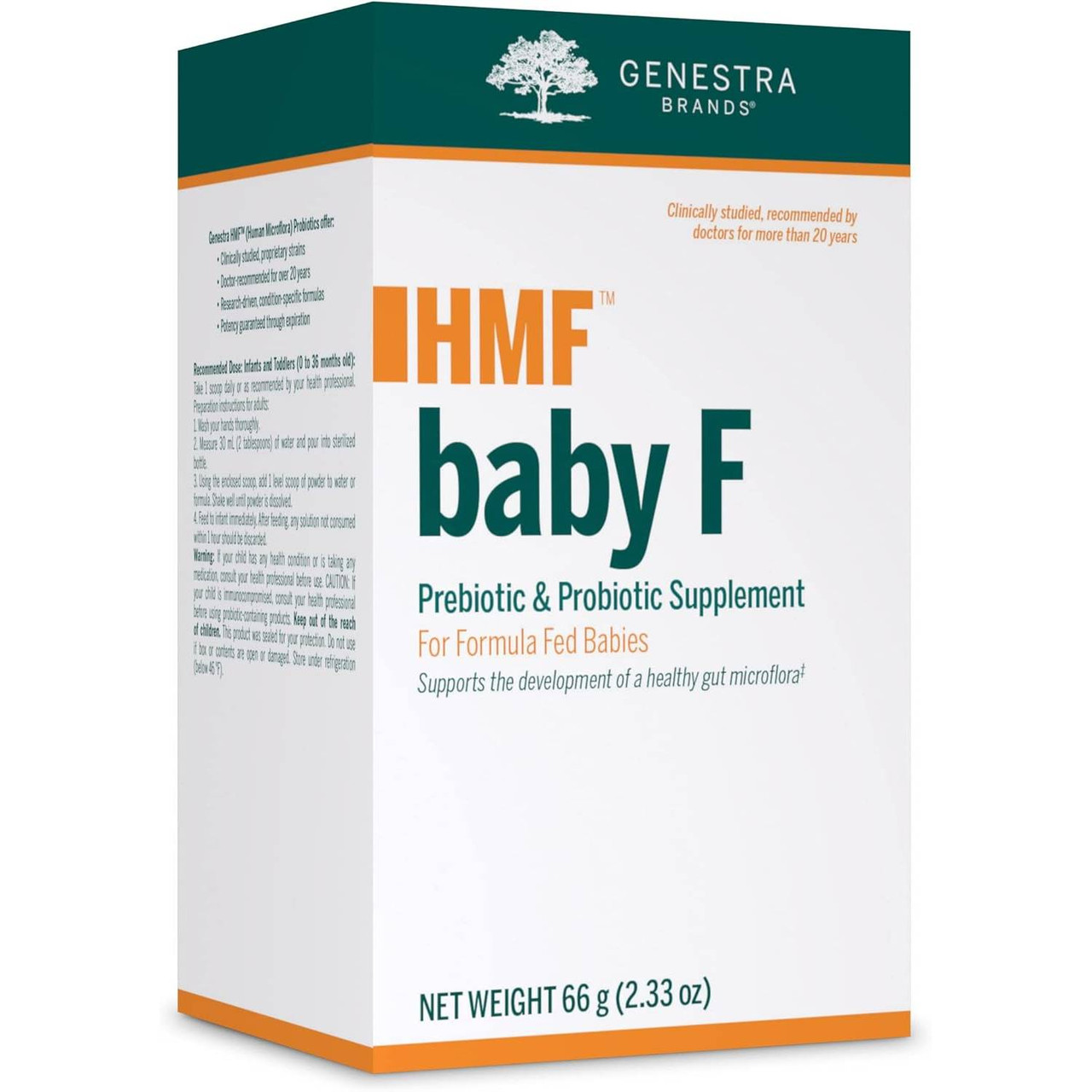 Genestra Brands HMF Baby F - 66 Grams 59$