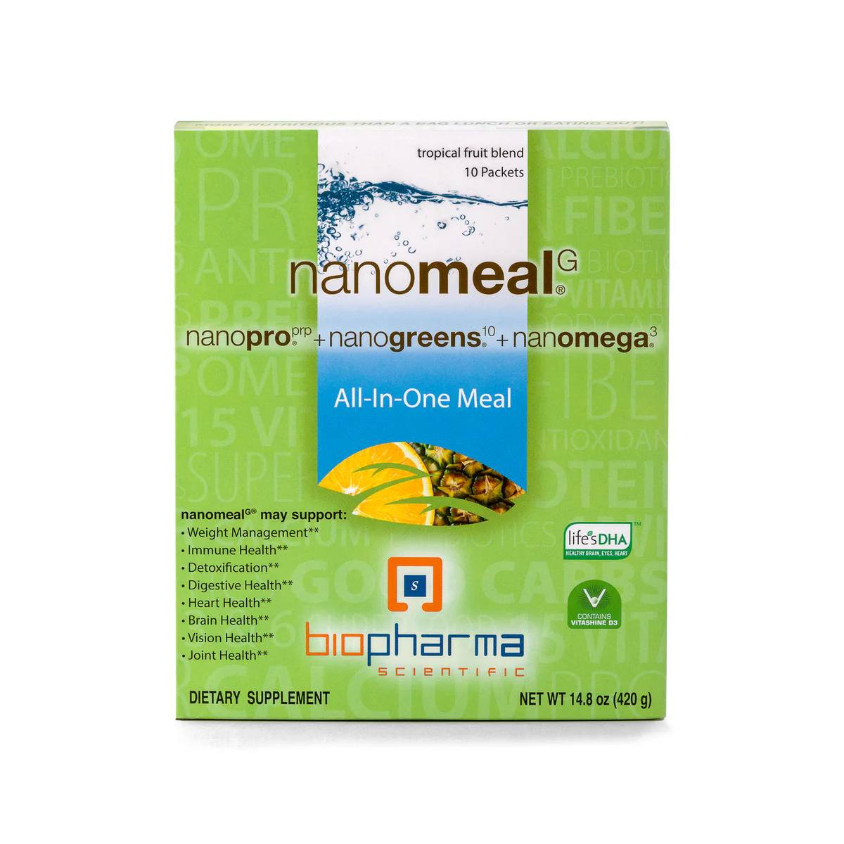 BioPharma Scientific NanoMeal (all-in-one) - 10 Packets