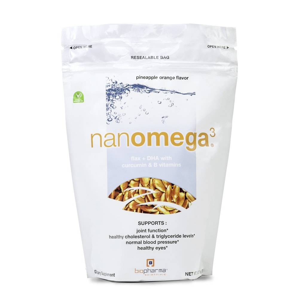 BioPharma Scientific NanOmega3 Pineapple Orange - 360 Grams 55$