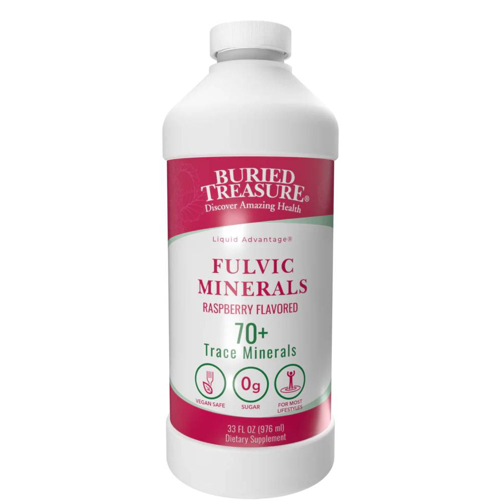 Buried Treasure Raspberry Colloidal Trace Minerals - 976 Milliliters