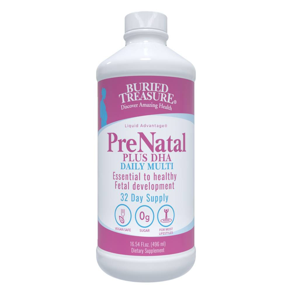 Buried Treasure PreNatal plus DHA Complete - 473 Milliliters 38$