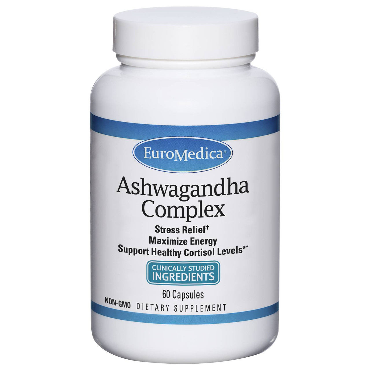 EuroMedica Ashwagandha Complex - 60 Capsules 44$