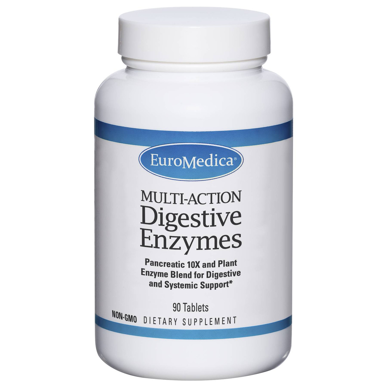 EuroMedica Multi-Action Digestive Enzymes - 90 Tablets 30$