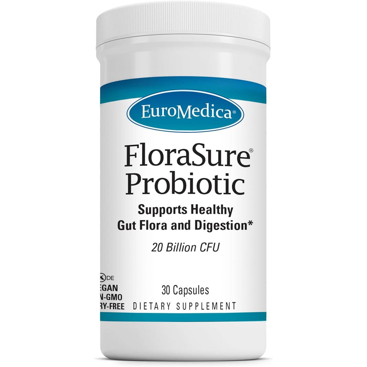 EuroMedica FloraSure Probiotic - 30 Capsules 33$
