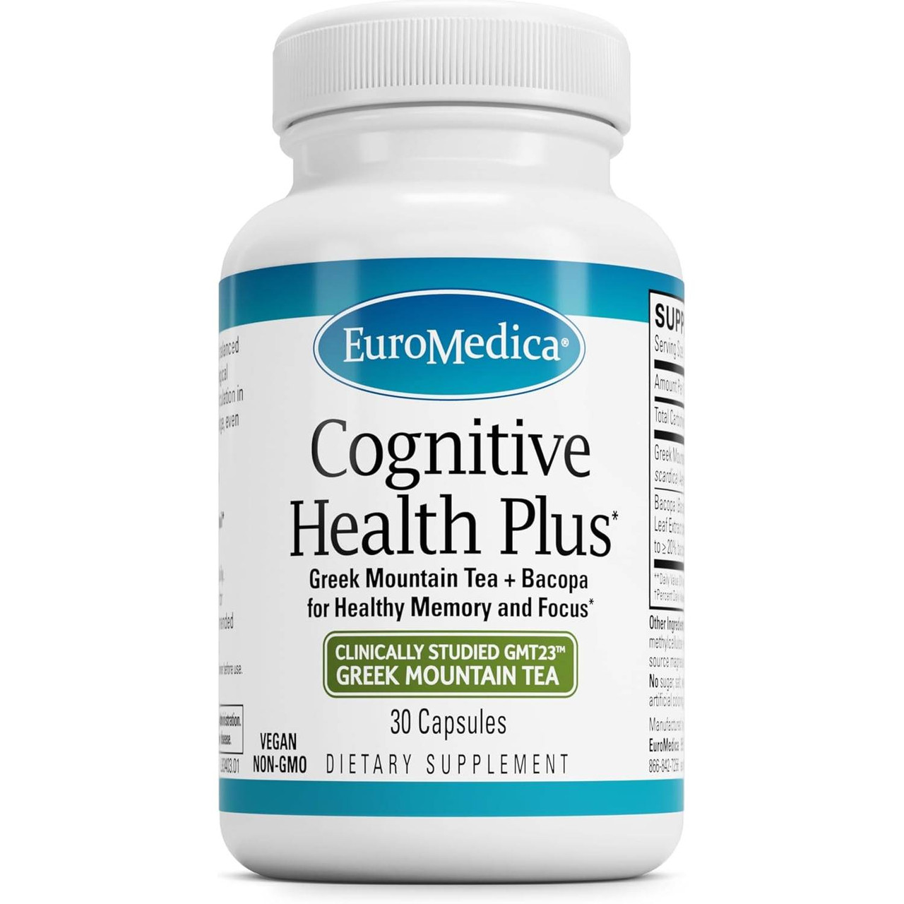 EuroMedica Cognitive Health Plus - 30 Capsules 44$