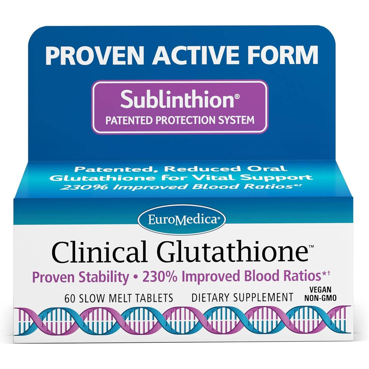 EuroMedica Clinical Glutathione - 60 Tablets 74$