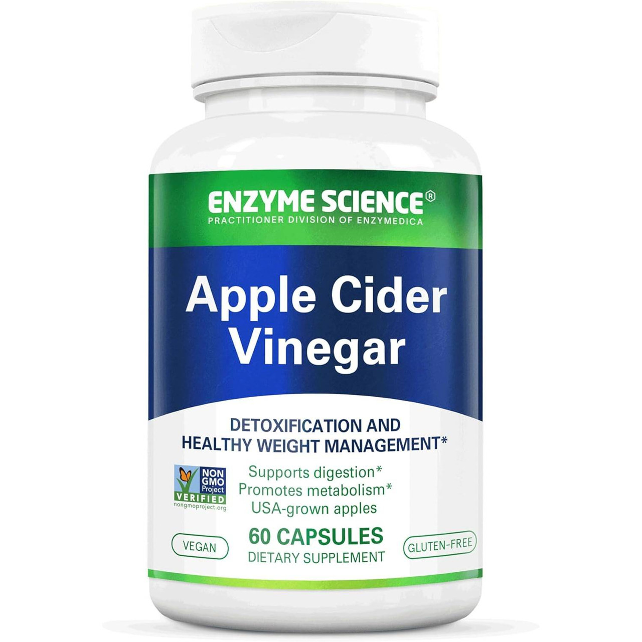 Enzyme Science Apple Cider Vinegar - 60 Capsules 30$