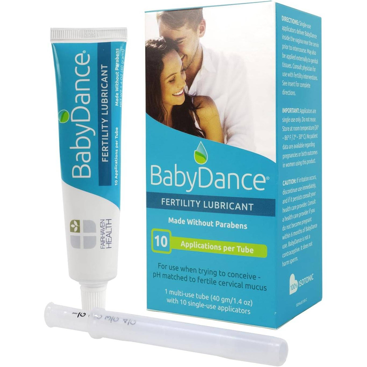 Fairhaven Health BabyDance Lubricant - 10 Applicators - 40 Grams 20$
