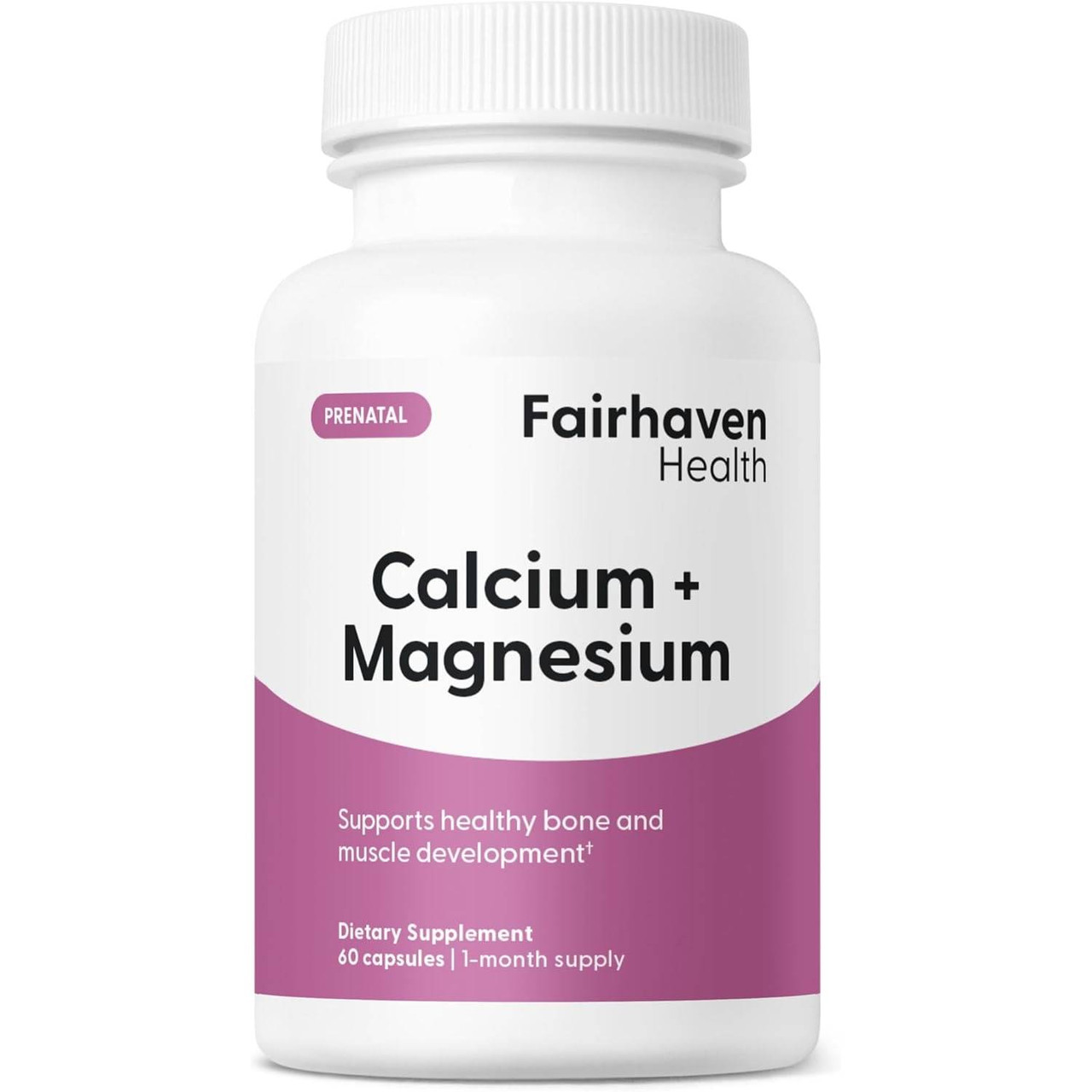 Fairhaven Health Calcium Magnesium - 60 Capsules 17$