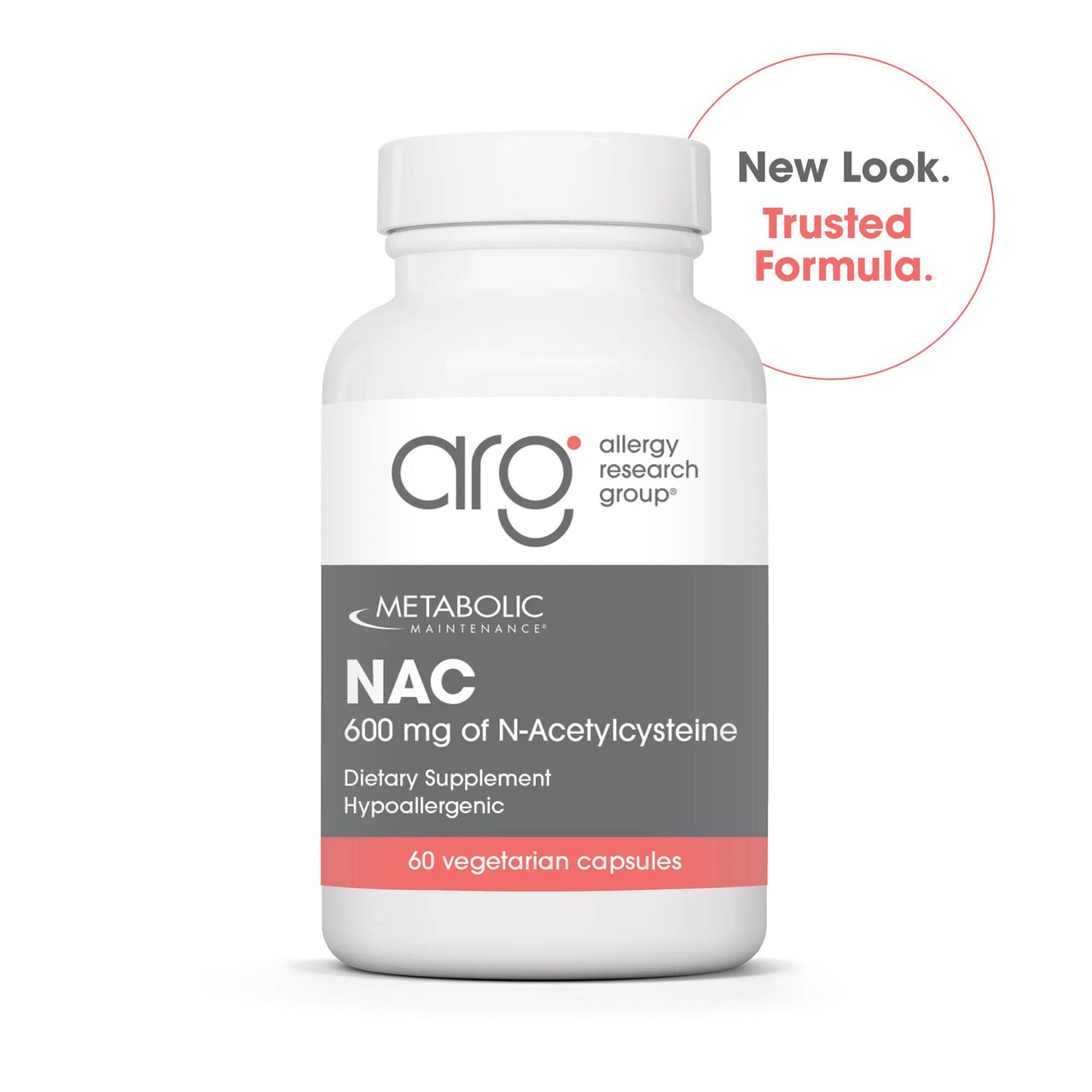 Metabolic Maintenance NAC 600mg - 60 Capsules 33$